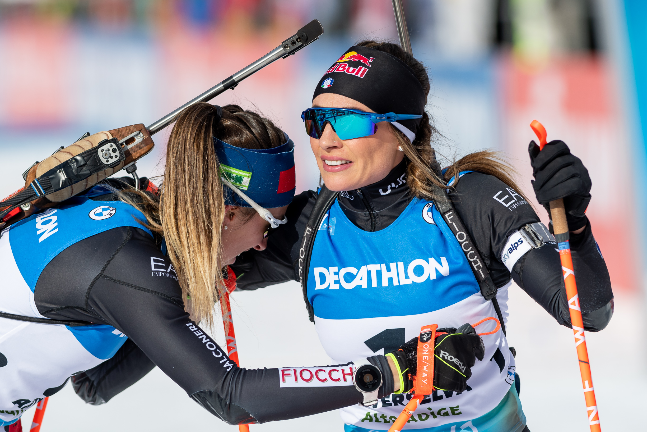 Biathlon. Dorothea and Lisa make Italy fly