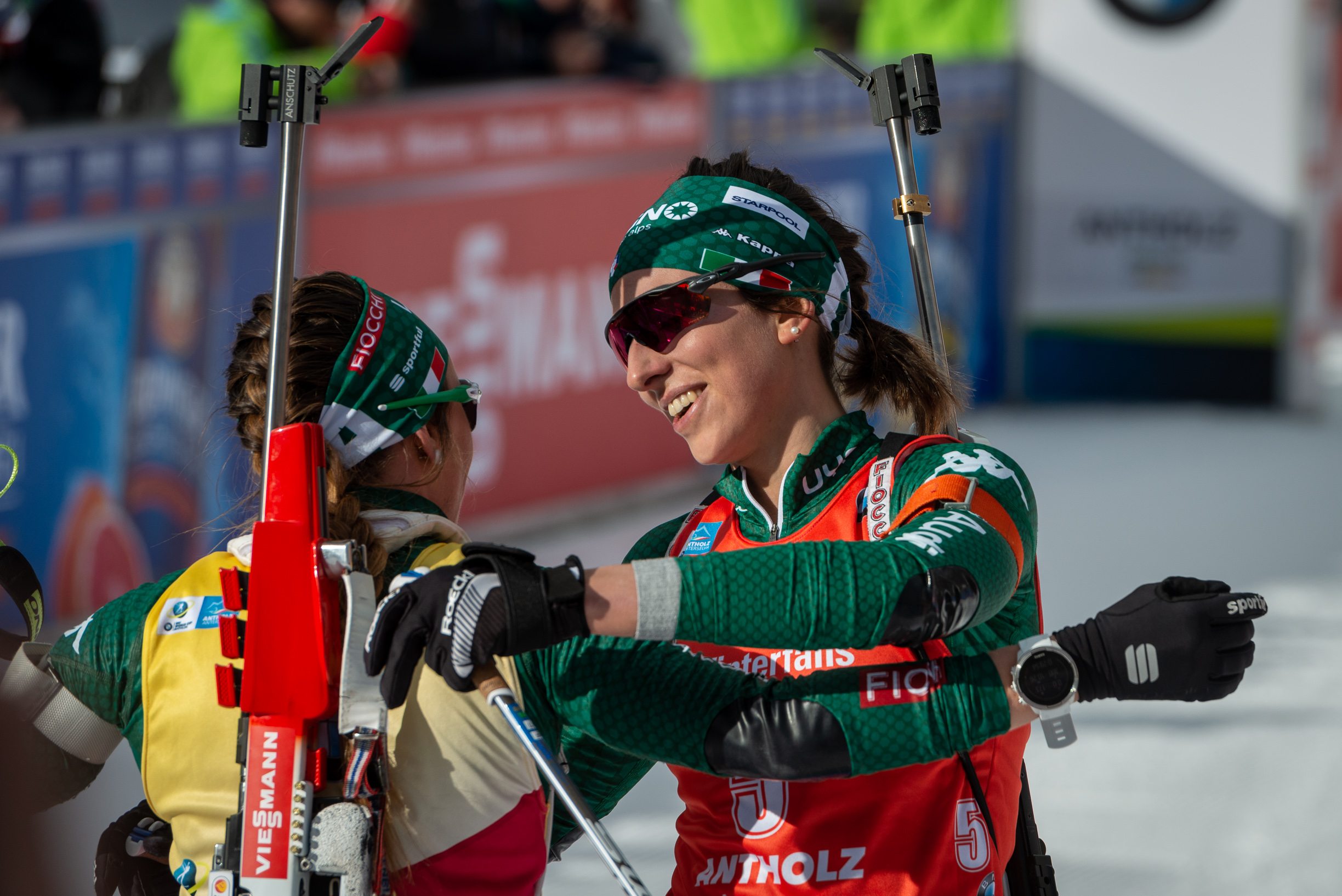 BIATHLON - A TRIUMPH FOR THE ITALIAN WOMEN'S NATIONAL TEAM